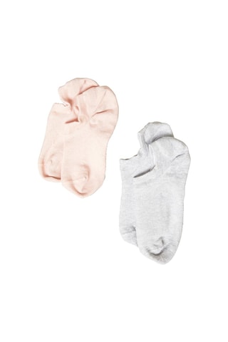 2 paires de socquettes Sneaker Argent