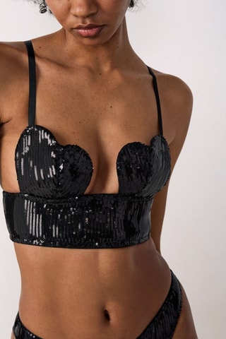 Soutien-gorge Scintillante - Noir