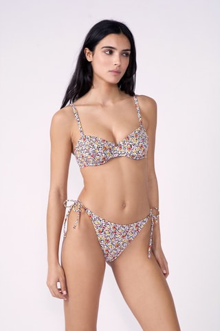 Haut de maillot Ventroso - Blanc et jaune