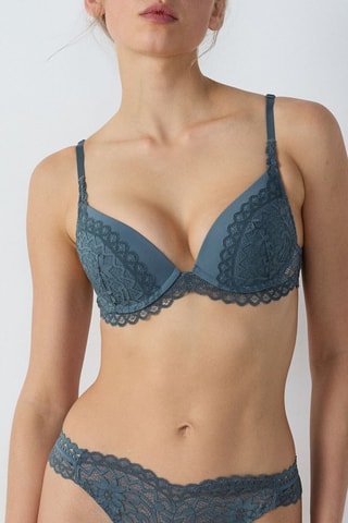Soutien-gorge push-up - Anthracite
