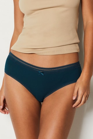 Culotte Power - Bleu vert