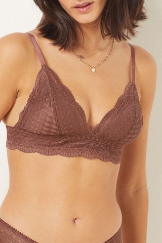 Soutien-gorge push-up Idole - Marron