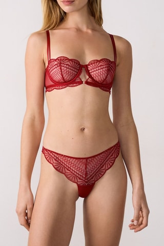 Soutien-gorge Rosace -  Rouge - Etam