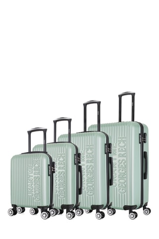 Set de 4 valises Venise (XS/S/M/L) - 47/57,5/67/76,5 cm - Vert