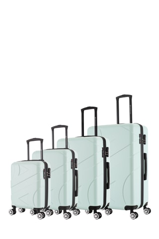 Set de 4 valises Boston (XS/S/M/L) - 47/57/67/76 cm - Vert clair