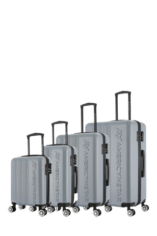 Set de 4 valises Seattle (XS/S/M/L) - 47/57/67/76 cm - Gris