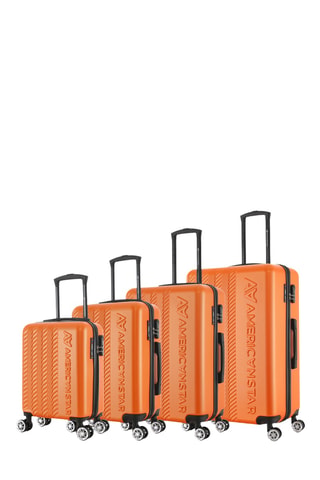 Set de 4 valises Seattle (XS/S/M/L) - 47/57/67/76 cm - Orange