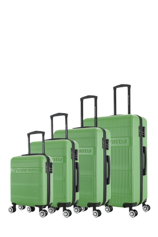 Set de 4 valises Atlanta (XS/S/M/L) - 47/57/67/76 cm - Vert