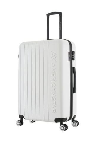 Valise grand volume Houston (L) - 76 cm - Blanc