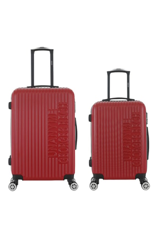 Valise cabine et valise semaine Venise (S/M) - 57/67 cm - Rouge