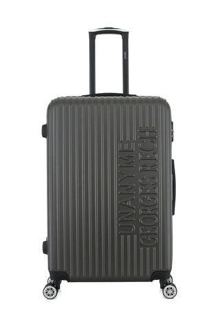 Valise semaine et valise grand volume Venise (M/L) - 67/76 cm - Gris foncé