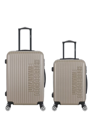 Valise cabine et valise semaine Venise (S/M) - 57/67 cm - Beige