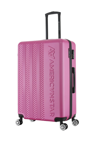Valise grand volume Seattle (L) - 76 cm - Fuchsia