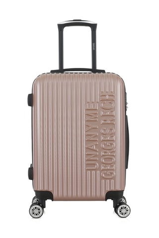 Valise cabine low-cost et valise cabine Venise (XS/S) - 47/57 cm - Doré rose
