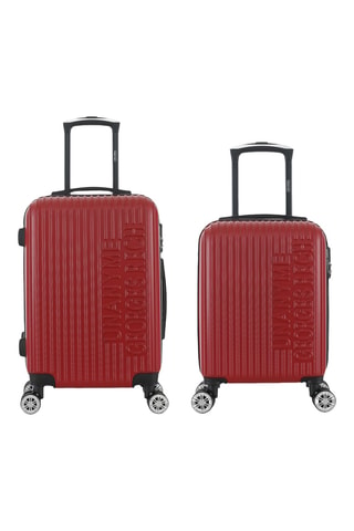 Valise cabine low-cost et valise cabine Venise (XS/S) - 47/57 cm - Rouge