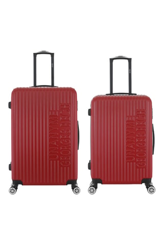 Valise semaine et valise grand volume Venise (M/L) - 67/76 cm - Rouge