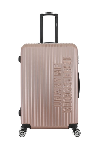 Valise semaine et valise grand volume Venise (M/L) - 67/76 cm - Doré rose