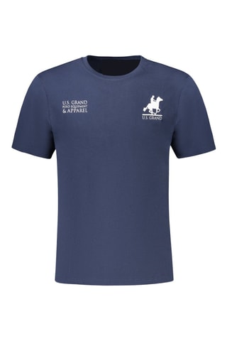 Camiseta - Blanco y azul