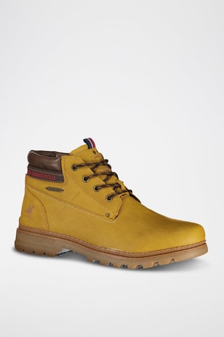 Botas - Amarillo, marrón, negro y rojo