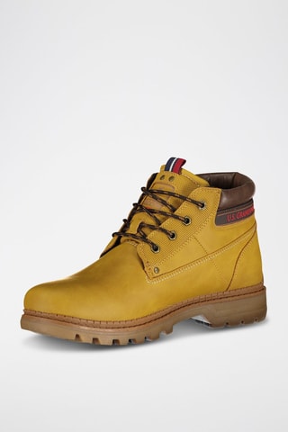 Botas - Amarillo, marrón, negro y rojo