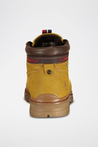 Botas - Amarillo, marrón, negro y rojo