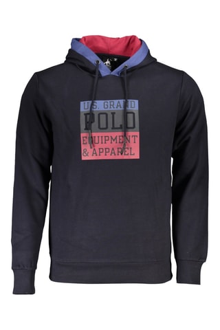 Sudadera con capucha - Rojo y azul