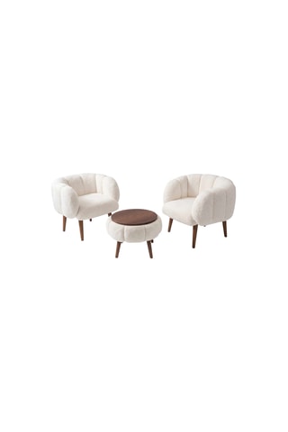 2 fauteuils et table basse