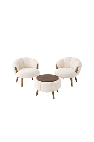 2 fauteuils et table basse