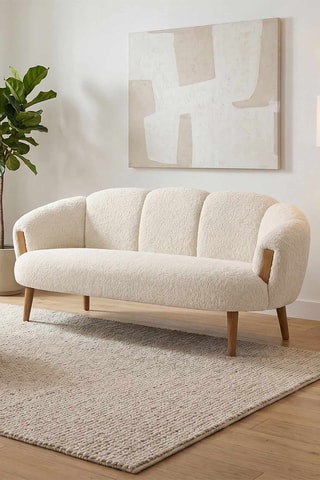 Canapé - Beige - En polyester