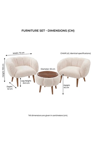 2 fauteuils et table basse