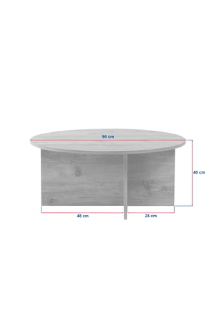 Table basse - 90 x 40 cm