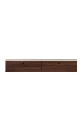 Meuble TV 2 abattants - 160 x 25 x 25 cm
