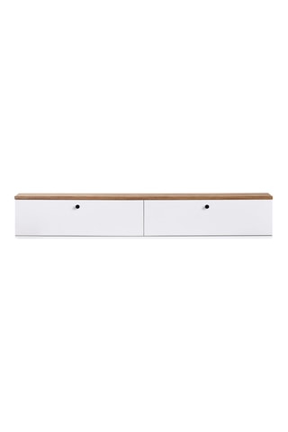 Meuble TV 2 abattants - 160 x 25 x 25 cm