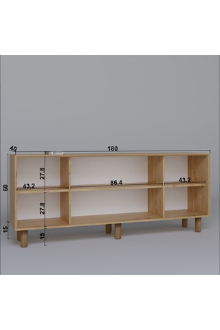 Console 4 portes - 180 x 60 x 40 cm