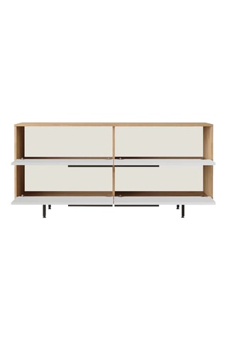 Console 4 abattants - 160 x 62,3 x 44,5 cm