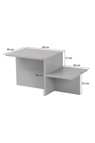 Table basse - 80 x 40 x 40 cm