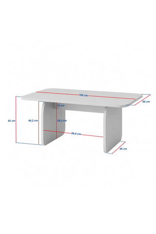 Table basse - 100 x 60 x 42 cm