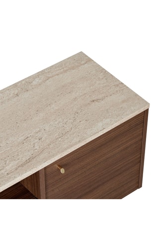 Meuble TV 2 portes - 180 x 46 x 35 cm