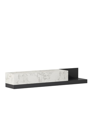 Meuble TV 2 abattants - 180 x 30 x 37 cm