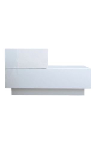 Table de chevet 2 tiroirs - 70 x 38,3 x 35 cm