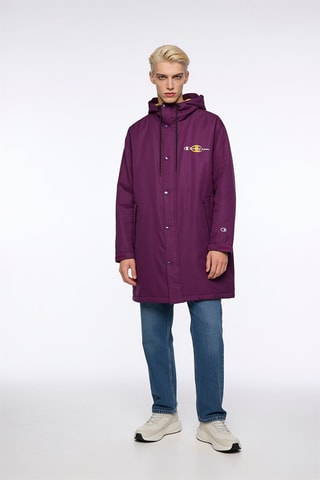 Chaqueta con capucha - Violeta