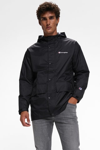 Chaqueta con capucha - Negro