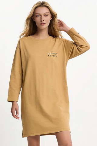 Vestido jersey - Beige