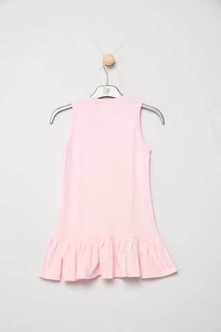 Vestido avolantado sin mangas - Rosa pastel
