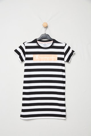 Vestido recto - Negro y blanco