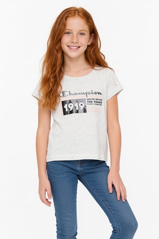 Camiseta - Gris claro jaspeado