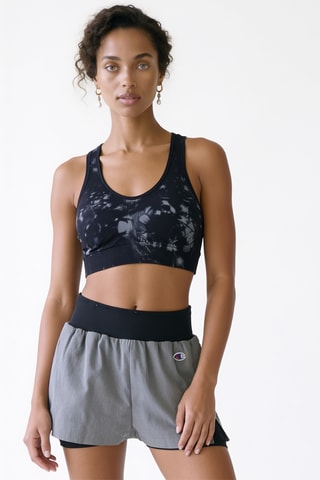 Sujetador deportivo tie-dye - Negro