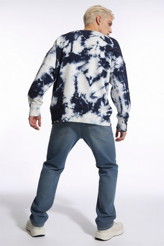 Sudadera tie-dye - Azul oscuro