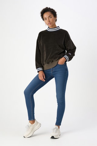 Sudadera de terciopelo - Negro