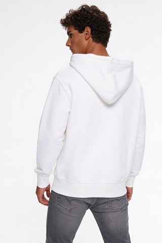 Sudadera con capucha - Blanco